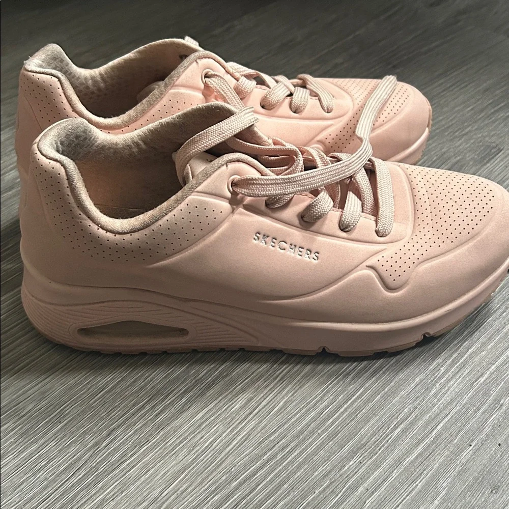 Skechers Women's Street Uno Sneakers Light Pink Size 9 - Picture 2 of 7